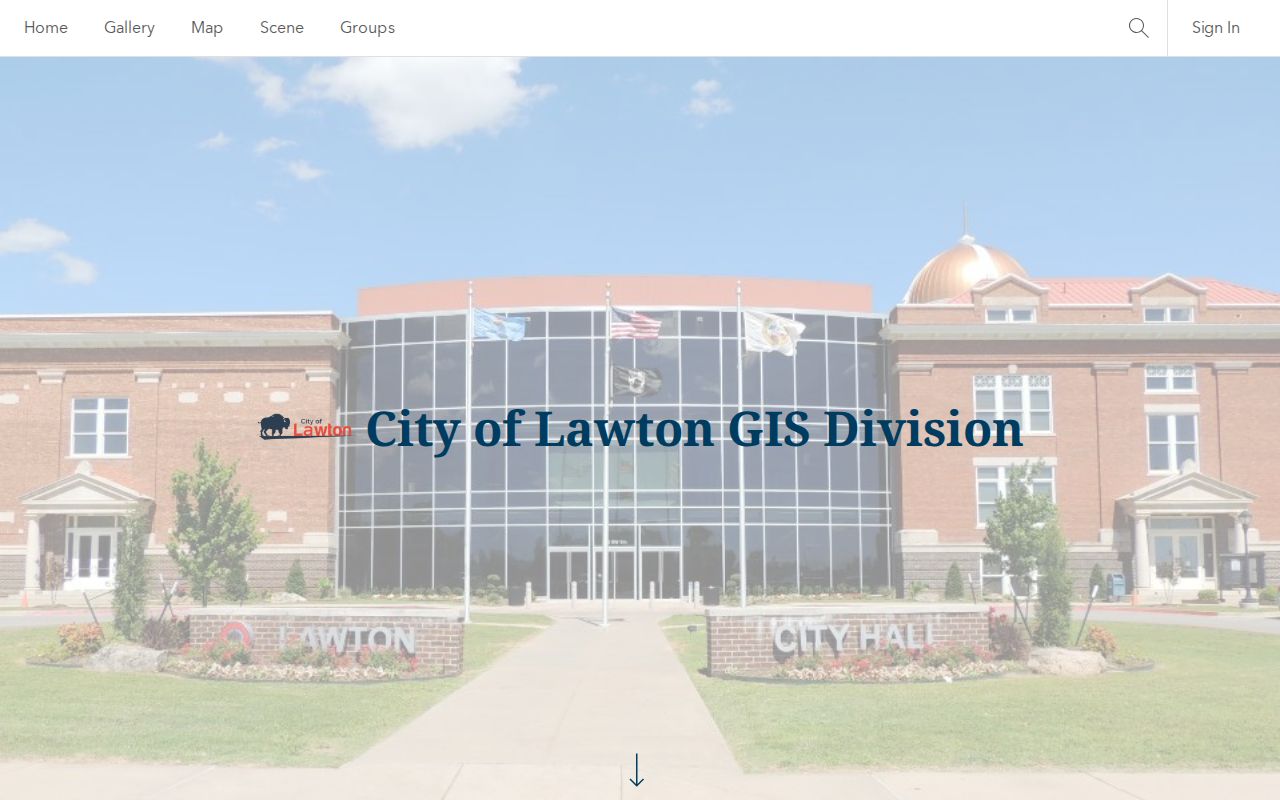 Lawton ZIP code directory research using the city-linked ArcGIS map landing area